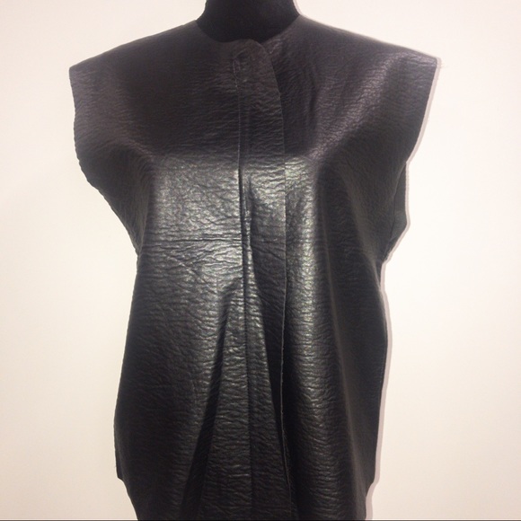 Oak+Fort Vegan Leather Vest - Picture 3 of 3